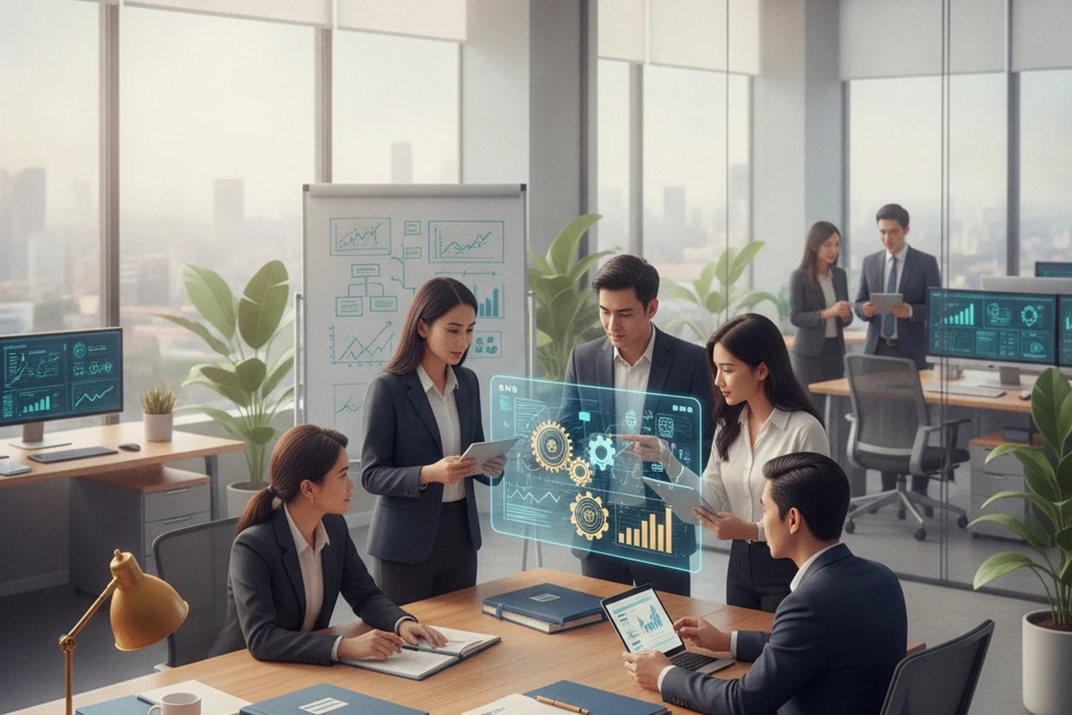 A Managed Outsourcing Quality Review Cadence That Supports Improvement editorial illustration